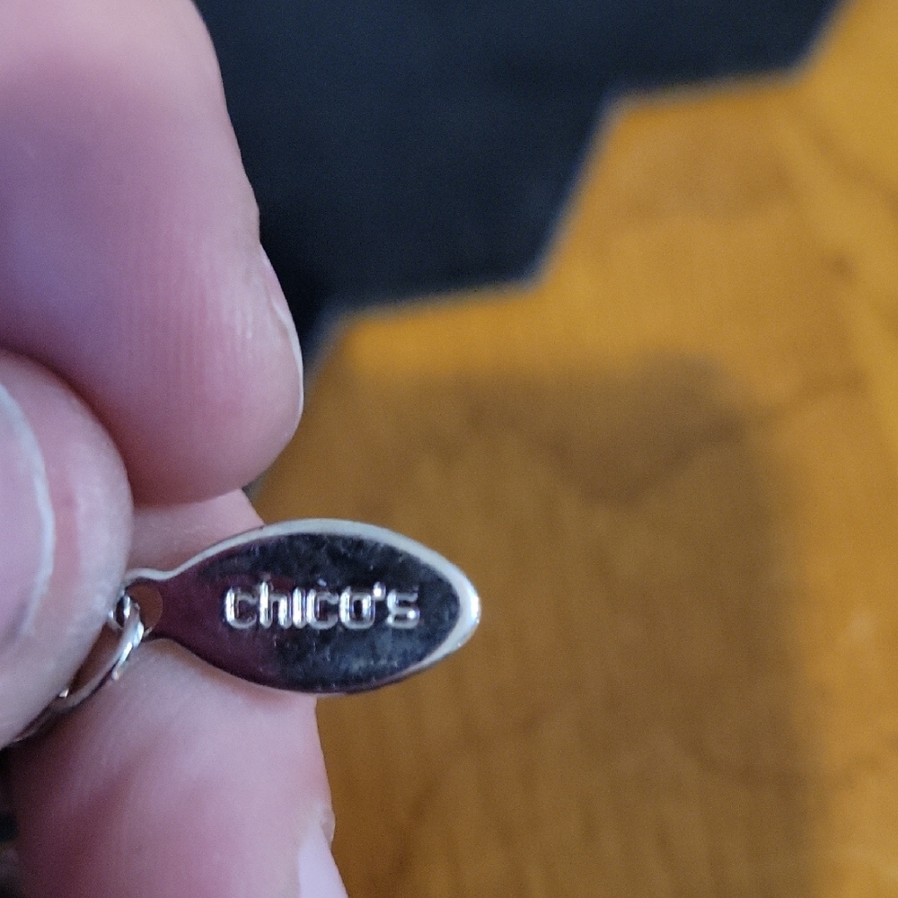 Chico's Shimmering Silver Necklace - Picture 5 of 5